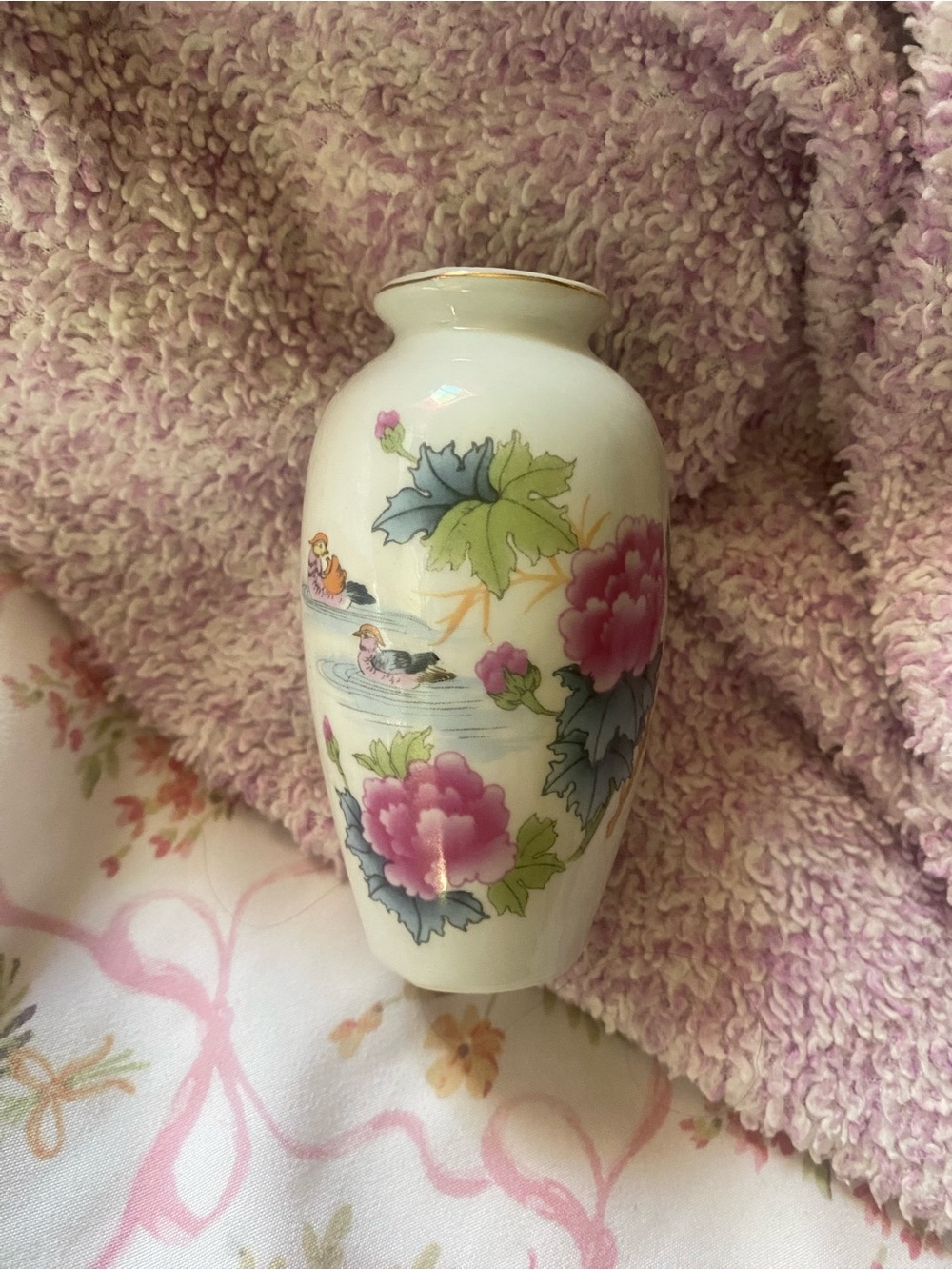 Vintage mini porcelain vase